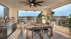 TRI Pointe's Carlisle at Parasol Park takes inspiration from Irving Gill for its covered roof deck. (Photo: Natsumi)