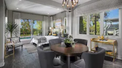 The GenSmart Suite is an optional “home within a home” offered by Pardee Homes that includes a bedroom, a full bath, separate living and dining areas, and a private entrance. (Photo: Eric Figge Photography)