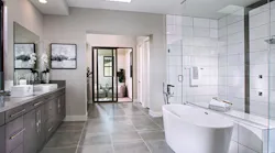 Primary suite in the Almeria at Pacific Highlands Ranch, Plan 3. Builder / Developer: Pardee Homes; photo: Eric Figge