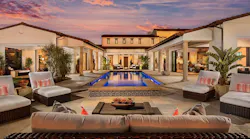 The Dahlin Group's Hacienda Style Artesian Estates Plan 3 Has An Open Floor Plan That Emphasizes Indoor/Outdoor Connection