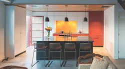 Jennifer Gilmer Kitchen & Bath transformed this 1911 coach house kitchen in Washington, D.C., into a rich, eclectic space. (Photo: courtesy Jennifer Gilmer Kitchen & Bath)