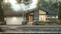The Front Elevation Of The 55+ Wellness House By Kga Studio Architects