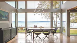 From replaceable deck sills to stunning window walls, product options in the windows and doors category abound. (Photo: courtesy Western Window Systems)
