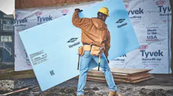 Of the nine categories in this year's Top 100, Structural / Insulation / Housewrap was by far the most popular with Professional Builder readers. (Photo: courtesy DuPont Performance Building Solutions)