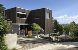 The Madrona Passive House is a net energy positive project in Seattle designed by SHED Architecture & Design and built by Hammer & Hand. The airtight, super-insulated building envelope and passive design serve to minimize the home's energy consumption while providing greater thermal comfort for the home's occupants. The Madrona Passive House is a net energy positive project in Seattle designed by SHED Architecture & Design and built by Hammer & Hand. The airtight, super-insulated building envelope and passive design serve to minimize the home's energy consumption while providing greater thermal comfort for the home's occupants.