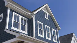 Tando's Tando Shake Cape Cod Perfection Siding In Mariner Blue Is A Painted Wood Look Composite Siding Product (scroll Down For More Info