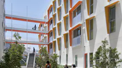 The Arroyo, an affordable housing complex in Santa Monica, Calif., was designated LEED Platinum by the U.S. Green Building Council. | Photo: Koning Eizenberg Architecture