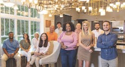 Many True Homes employees have been with the builder for at least a decade and some since the company started in 2007. From left, Ron Jenkins, personal builder; Melissa Podonsky, staff accountant; Paula Roth, land administration coordinator; Lyncel Earley, senior HR manager; Ruben Adjip, finance analyst/payroll manager; Parker Glaus, sales partner; Chan McCall, internet sales senior specialist; Allen Sturgill, client services quality manager; Olivia Walker, True advisor sales; Alex Giardina, estimator level III; and Brian Kehlor, internet sales specialist. Many True Homes employees have been with the builder for at least a decade and some since the company started in 2007. From left, Ron Jenkins, personal builder; Melissa Podonsky, staff accountant; Paula Roth, land administration coordinator; Lyncel Earley, senior HR manager; Ruben Adjip, finance analyst/payroll manager; Parker Glaus, sales partner; Chan McCall, internet sales senior specialist; Allen Sturgill, client services quality manager; Olivia Walker, True advisor sales; Alex Giardina, estimator level III; and Brian Kehlor, internet sales specialist.
