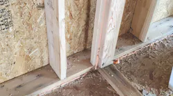 There are several areas within a traditional wall-framing job that can become a problem for heat loss, which proven OVE practices can solve. | Photo: Courtesy IBACOS