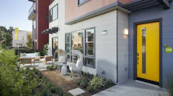 Trend at Novel Park is an innovative project designed in a tri-pack arrangement that attaches the homes only at the garage walls. | Photos: Damian Tsutsumida, Tsutsumida Pictures
