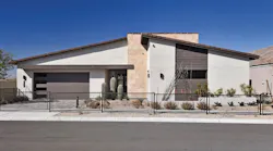 To Balance A Mid Century Aesthetic With A Site Focused Design, Bassenian Lagoni Architects Carefully Chose Organic Colors And Materials For Tri Pointe Homes’ Piedmont Collection At Its Avance Community In Phoenix | Photo: John Bare, Design Lens