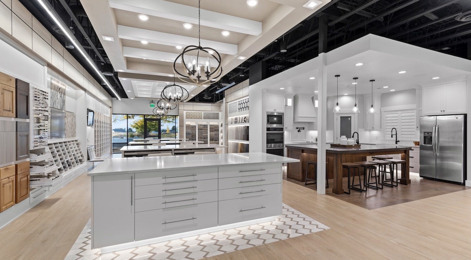 Historically, home builders have forced customers into a 9-to-5, weekdays-only, in-person schedule to make most of the decisions in their homebuying journey. The pandemic changed that. Shown: Visionary Homes Design Studio in North Logan, Utah, the 2021 National Design Studio Gold Winner.