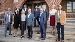 Led by CEO Clark Ivory (first row, center), Ivory Homes’ leadership team has guided Utah’s largest private builder through economic downturns, multiyear mission trips, and into affordable housing. Front row, (L-R): Jair Almaraz, area manager, southern Utah; Analise Wilson, general counsel; Christine and Clark Ivory; David Zollinger, area manager, Utah County; Michael Parker, VP of strategy. Second row (L-R:) John Cahoon, area manager, Salt Lake and Wasatch Back; Chris Gamvroulas, president, Ivory Development; Jim Seaberg, president, Ivory Commercial; David Broadbent, COO; Ryan Tesch, CFO; and Cinda Taylor, design manager.