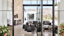 'Ebony and Ivory,' a custom home design built by BedBrock Developers, is a winner in 2021 BALA's Outdoor Living category. | Photo: Werner Segarra Photography