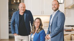 Leaders With Vision (L-R): Brian Davidson, group president of new homes; Julie van der Vate, CFO and group president of finance; and EVP Kevin Rabil carry on a legacy of progressive thinking and action that keeps Van Metre Homes in control of its destiny as a market-leading builder. Leaders With Vision (L-R): Brian Davidson, group president of new homes; Julie van der Vate, CFO and group president of finance; and EVP Kevin Rabil carry on a legacy of progressive thinking and action that keeps Van Metre Homes in control of its destiny as a market-leading builder.