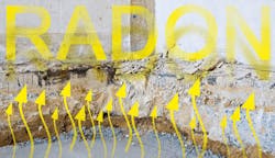 Radon is a naturally occurring odorless, invisible, radioactive gas that is a hazard in homes Radon is a naturally occurring odorless, invisible, radioactive gas that is a hazard in homes