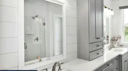 Ample counter space enabled Van Metre Homes to increase bathroom storage at Prosperity Plains (Chantilly, Va.) with a tower between the two sinks. Photo: DesignLens, John Burns Real Estate Consulting