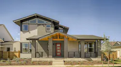 Thrive's award-winning project, Panacea, has a HERS (with PV) of 9 and over $6,000 in annual savings. Photo courtesy Thrive Home Builders