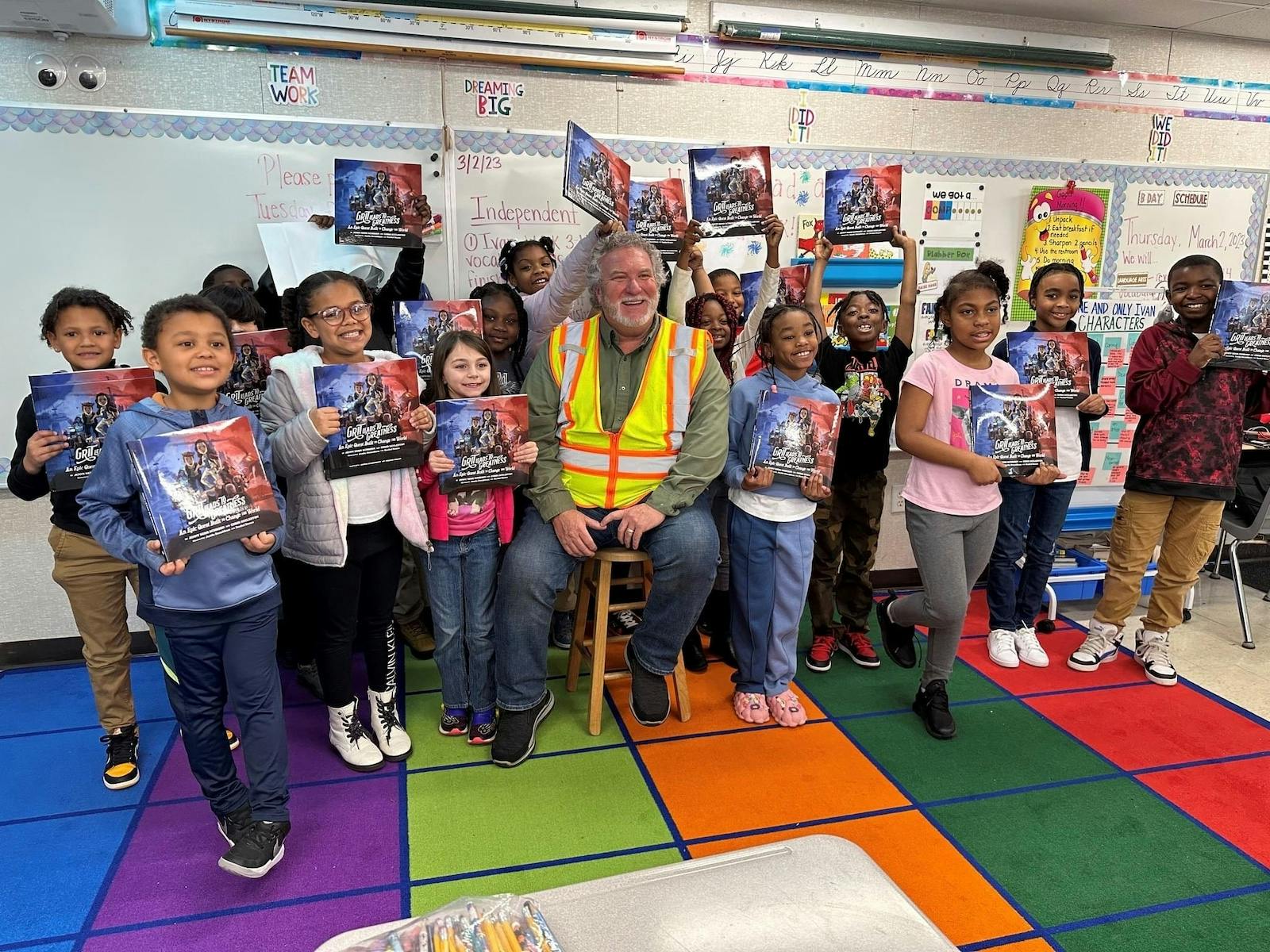 Builders And Contractors Nationwide Have Purchased 'grit Leads To Greatness' For Entire Classes And Often Volunteer To Read The Book To Students