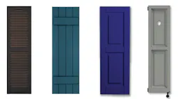 Exterior Shutter Options For Homes