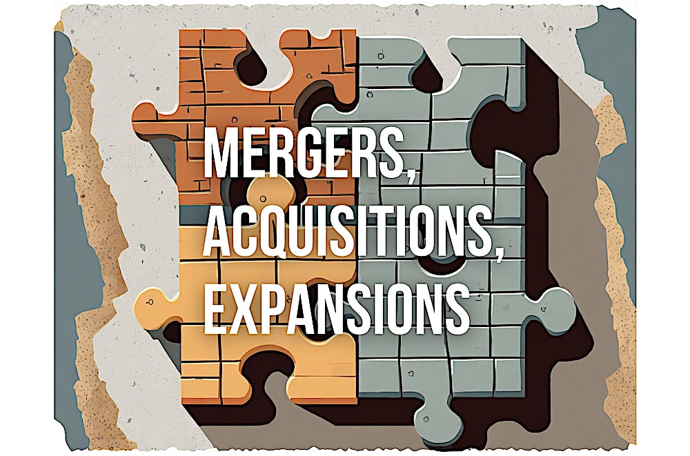 Mergers Acquisitions Expansions Building Products