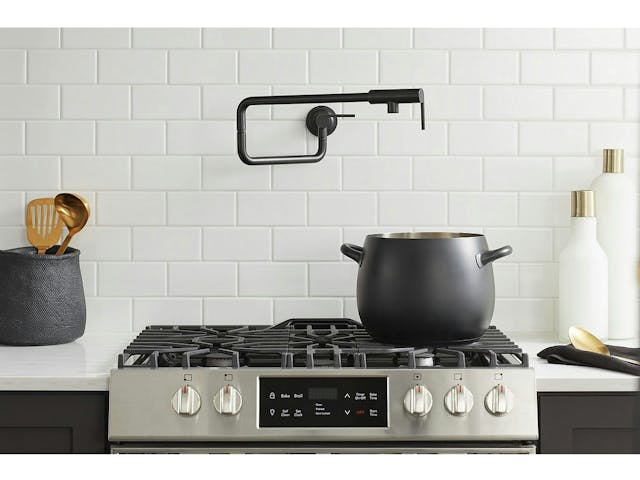 Manis Series Deck-Mounted Pot Filler in Polished Chrome Manis Series Deck-Mounted Pot Filler in Polished Chrome