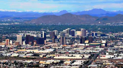 Northern Skyline Downtown Phoenix Arizona