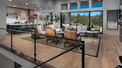 This home designed by Woodley Architectural Group and built by Infinity Home Collection features a large, open kitchen, great room, and dining nook. (Photo: Jeffrey Aron)