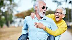 senior couple happy elderly love together By picsfive