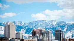 Salt Lake City Skyline in the Winter By Legacy Images - Adobe Stock