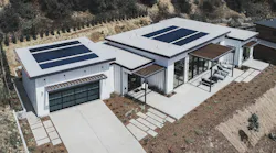 Prefab builder Dvele's Skyview fire-resistant spec house also are equipped with a rooftop solar array from Sunflare. | Photo: Sunflare