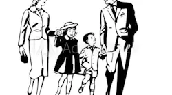 Retro Family By RetroClipArt - Adobe Stock
