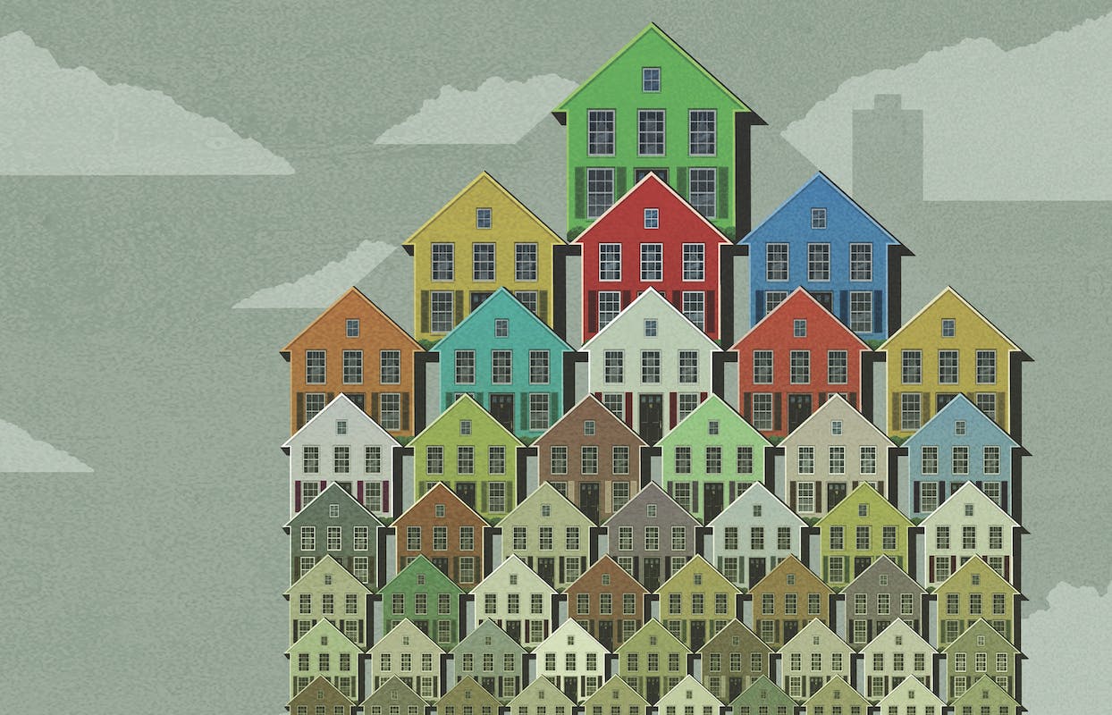66fdc69ea5dba01a5e46330e Rowsofhousesdifferentcolorsandsizes