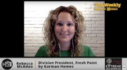 Division President of Fresh Paint by Garman Homes Rebecca McAdoo