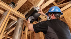 One solution for providing mechanically balanced ventilation that's not only more affordable and reliable, but also easy to install and maintain, is a ventilation supply fan that introduces fresh air to an HVAC return duct. | Photo: Eric Lucero