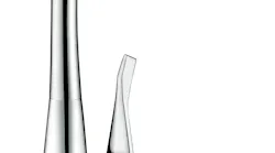 F3 1%20 Hansgrohe Metris Select %20 High Arc Kitchen Faucet With Pull Out Spout