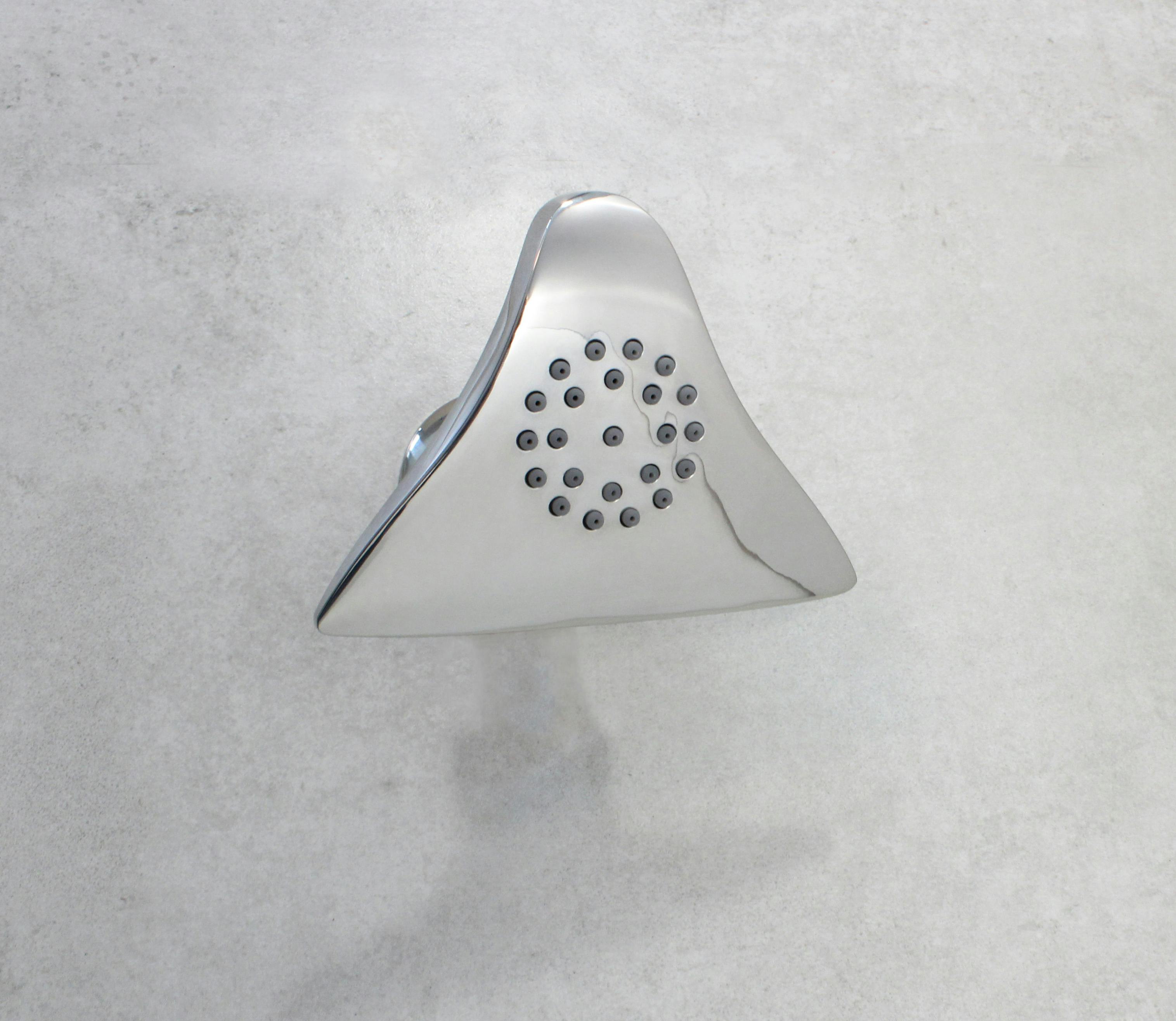 Sky showerhead by Alex Miller Studios, in polished chrome
