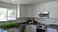 This Utah home, built by Weber State University as part of this year's Solar Decathlon, features an electric kitchen and other healthy home features. Courtesy Weber State