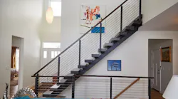 Viewrail Flight Floating Stairs Open Up A Space That Is Normally Encased In Drywall