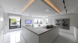 Pictured: Integrated Home Kitchen At Project 816, A 2020 Cedia Awards Winner