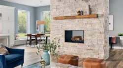 Versetta Stone fireplace. All photos courtesy Westlake Royal Building Products