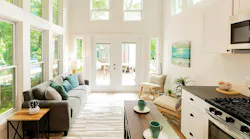 Every Eclipse home comes with integrated solar roofing, which creates net positive energy use and delivers monthly savings, according to the company. Photo courtesy Eclipse Cottages