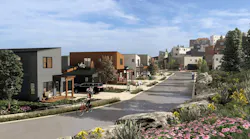 Siena Lake will provide workforce housing, including single family homes and townhomes, in Vail Valley, Colo. Rendering courtesy McIntosh Poris