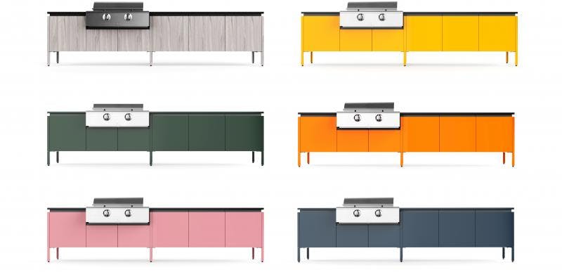 Brown Jordan Outdoor Kitchens Elements Outdoor Cabinets Colors