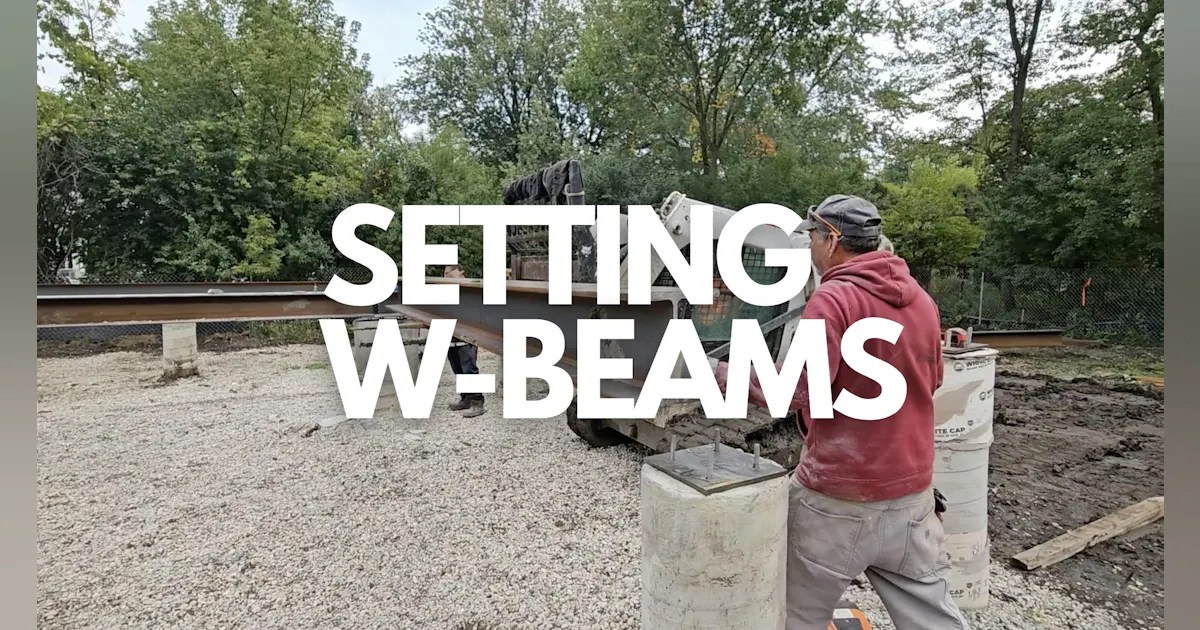 Setting Steel Beams | Pro Builder