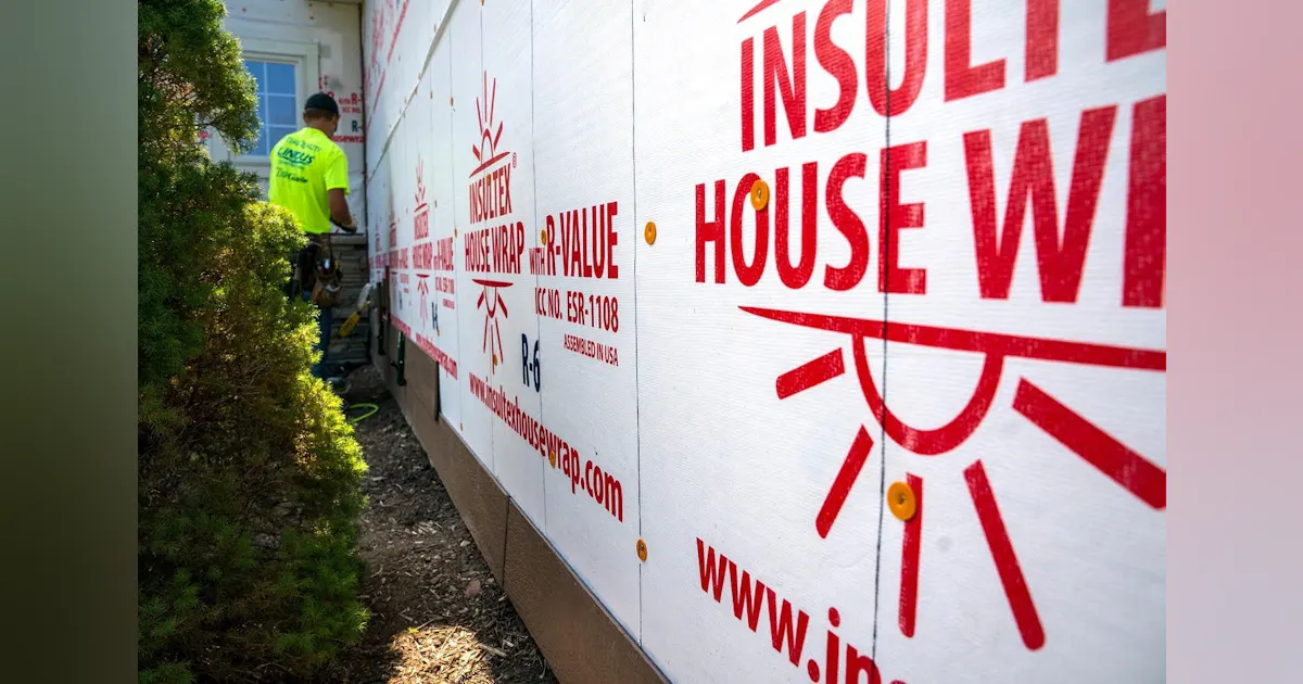 Insultex House Wrap Pairs Water Resistance With Thermal Performance