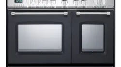 Verona Prestige 36 Inch Range With Double Oven Black Front