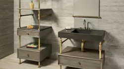 Stone Forest Elemental Collection Terra Bath Sink Console Front Angle