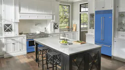 1%20 Blue Star Collaboration With Eric Cohler Savor The Seasons Appliances Refrigerator In Blue Fish
