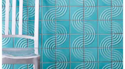 Clayhaus Ceramics Signal Collection Textured Tile Radius Pattern